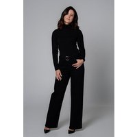 Feuervogl fv-Flor:ence Wide Leg | High Waist | Stay Black Denim