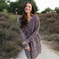 NORDLICHT Kleid Ami mit Blumenmuster aus 100% Ecovero
