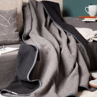 nahtur-design Lodendecke aus 100 % Schurwolle | warme Wolldecke | 4 Größen
