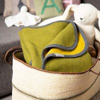 nahtur-design Baby- & Kinder-Wolldecke aus Flauschloden – 100 % Schurwolle, 3 Größen