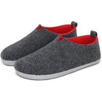 Home & Joy Hausschuhe Filz vegan Hüttenschuhe Pantoffeln Schlappen Pantoletten