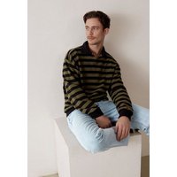 Givn Berlin Gestreifter Sweater GBBELA aus recycelter Baumwolle mit Kragen