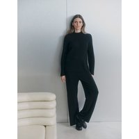 LANIUS Rippen Pullover aus Bio-Merinowolle