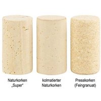 Kork-Deko 100 sterile Weinkorken | kolmatierte Naturkorken 45x24 mm | Flaschenkorken Kork-Deko 100 sterile Weinkorken | kolmatierte Naturkorken 45x24 mm | Flaschenkorken