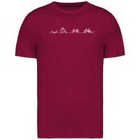 Brandless Basic Bio T-Shirt Men Bicycle Line Nr. 5 ( 180g/m²)