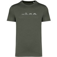 Brandless Basic Bio T-Shirt Men Bicycle Line Nr. 5 ( 180g/m²)