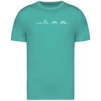 Brandless Basic Bio T-Shirt Men Bicycle Line Nr. 5 ( 180g/m²)