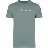 Brandless Basic Bio T-Shirt Men Bicycle Line Nr. 5 ( 180g/m²)