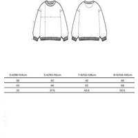 MELAdi Kinder Sweater aus Biobaumwolle - Regenwolke auf Pink Kopie