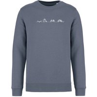 Brandless Basic Bio Unisex Sweatshirt Nr.3 Bicycle Line 350g/m²