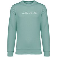 Brandless Basic Bio Unisex Sweatshirt Nr.3 Bicycle Line 350g/m²