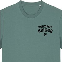 päfjes Ferz mit Krigge Hessisch Spruch - Fair Organic Cotton Unisex / Männer T-Shirt