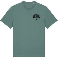 päfjes Ferz mit Krigge Hessisch Spruch - Fair Organic Cotton Unisex / Männer T-Shirt