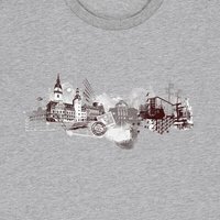 Spangeltangel bedrucktes T-Shirt, Chemnitz, nachhaltig, Stadt, Herren, Damen, Unisex, Biobaumwolle