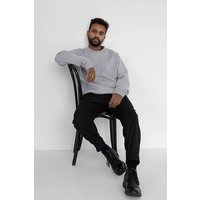 Kultgut Veganer Sweatpullover mit Recycling-Anteil / Meliert