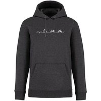 Brandless Basic Bio Hoody Nr. 4 Bicycle Line 350g/m² XXS - 3 XL
