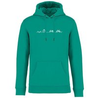 Brandless Basic Bio Hoody Nr. 4 Bicycle Line 350g/m² XXS - 3 XL