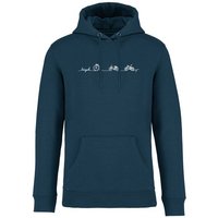 Brandless Basic Bio Hoody Nr. 4 Bicycle Line 350g/m² XXS - 3 XL Brandless Basic Bio Hoody Nr. 4 Bicycle Line 350g/m² XXS - 3 XL