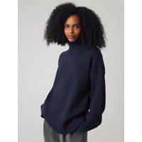 Honest Basics Damen Chunky Rollkragenpullover aus 100% Bio-Baumwolle