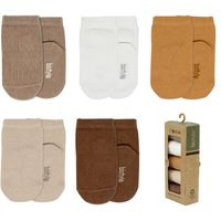 bistyle Baby-Socken Basic 5er-Pack – Kurzsocken, 0-6 Monate, zertifiziert, hoher Baumwollanteil