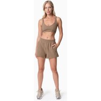 ORGANICATION SAVANNA | Waffel-Shorts aus Bio-Baumwolle und recyceltem Polyester