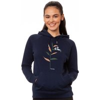 FellHerz Damen Hoodie Booklover navy aus 85% Biobaumwolle und 15% recyceltem Polyester