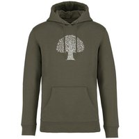 Brandless Basic Unisex Bio Hoody Nr. 4 Treelife 350g/m² XXS - 4 XL"