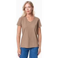 ORGANICATION TESSA | Basic T-Shirt aus Bio-Baumwolle mit V-Ausschnitt