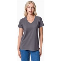 ORGANICATION TESSA | Basic T-Shirt aus Bio-Baumwolle mit V-Ausschnitt