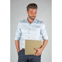 GREVIRO Dokumentenmappe aus Kaktusleder (vegan) - passend auch für MacBook, iPad & Co.