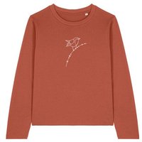 Brandless Basic Bio Damen Longsleeve Rotkehlchen 180 g/m² XXS - XXL