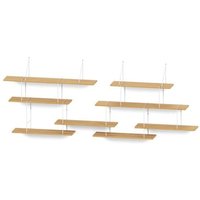 Hausen Wandregal LINK Duo shelf oak / white Hausen Wandregal LINK Duo shelf oak / white