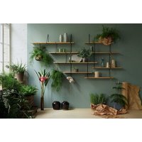 Hausen Wandregal Duo link shelf oak / black