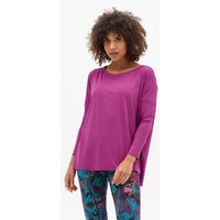 Bluse Zeta – Minimalistische – Langen Ärmeln – Kastenförmiger Schnitt – Dreieck auf dem Rücken mit originellem Druck – KOKOworld