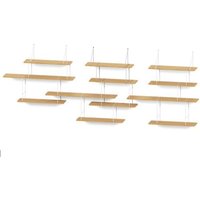 Hausen Wandregal LINK Trio shelf oak / white Hausen Wandregal LINK Trio shelf oak / white