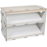 WERKHAUS Abdeckplatte Schuhregal | stapelbar Birke WERKHAUS Abdeckplatte Schuhregal | stapelbar Birke