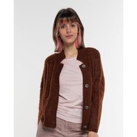 Alma & Lovis Kuschelige Wohlfühljacke aus gebrushtem Alpakastrick | Brushed Jacket