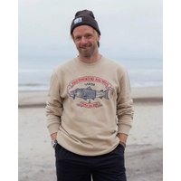 LAKOR Sweatshirt aus Bio-Baumwolle - The Smoking Salmon - White Pepper