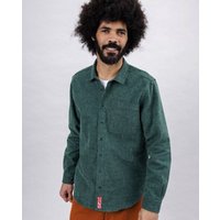 Brava Fabrics Pizza Flanell Overshirt Grün