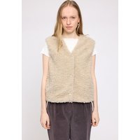 Mazine Faux-Fur Weste - aus recyceltem Polyester