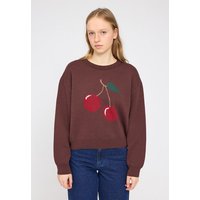 Mazine Baumwollstrickpullover Cherry