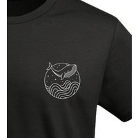 vis wear Wal zwischen Ozean und Wellen – Organic Shirt