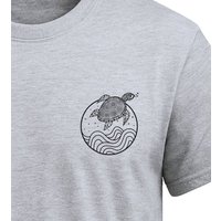 vis wear Schildkröte zwischen Ozean und Wellen - Organic Shirt