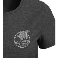 vis wear Schildkröte zwischen Ozean und Wellen Damen Special Edition Shirt