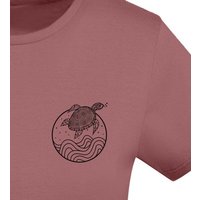 vis wear Schildkröte zwischen Ozean und Wellen - Damen Organic Shirt