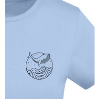 vis wear Wal zwischen Ozean und Wellen - Damen Organic Shirt