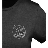 vis wear Wal zwischen Ozean und Wellen - Damen Organic Shirt