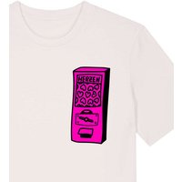 päfjes Der Herzen Automat - Kaugummiautomat - Fair Wear Unisex Bio T-Shirt