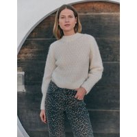 LANIUS Pullover mit Zopfstrick