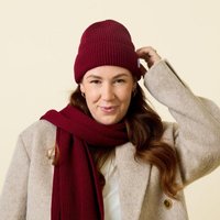 popeia Mütze / Beanie aus 100% Merinowolle (mulesingfrei)